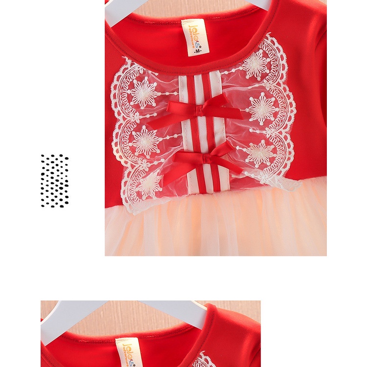 Đầm công chúa ren mềm xinh xắn cho bé yêu, bao chất đẹp phù hợp cho bé dự tiệc, sinh nhật, mặc lễ giáng sinh V60