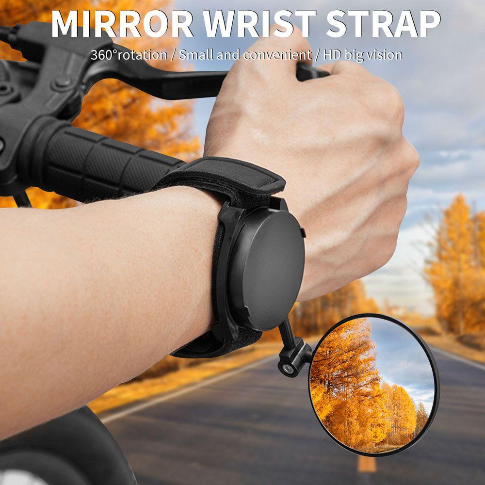 Danilo Gương Chiếu Hậu Xoay 360 Độ Có Quai Đeo Tay Tiện Dụng Cho Xe Đạp