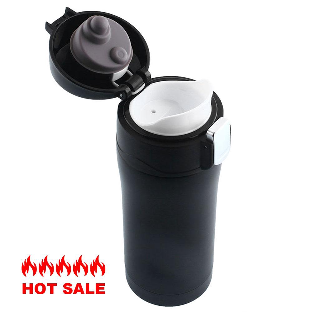 Cup Vacuum Flask Thermos Bottle Stainless Steel 350ML Travel Mug Coffee Portable