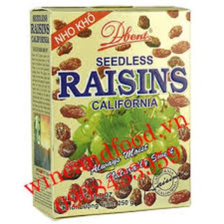 Nho khô Dbent California không hạt