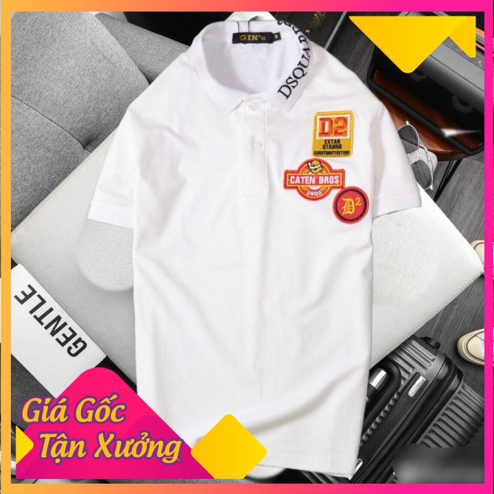 - Áo Thun Nam VSC Thiết Kế Vải Cá Sấu Cotton Cao Cấp Ngắn Tay Cực Sang Trọng Caten Bros