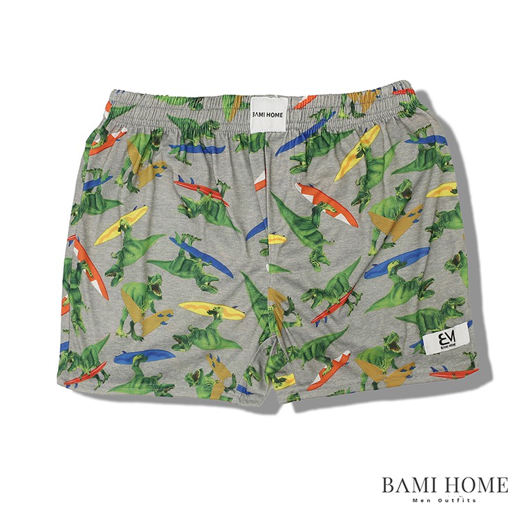 Quần short đùi ngủ nam nữ BAMI HOME, chất thun cotton thoáng mát, mềm mại QNTCT- 008 | BigBuy360 - bigbuy360.vn