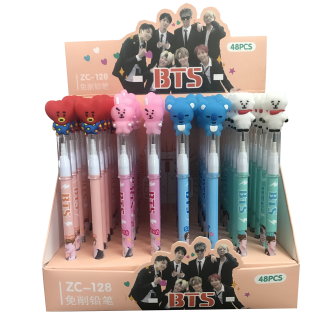 MJJ BTS BT21 Vỉ Bút Chì Khúc Siêu Đáng Yêu