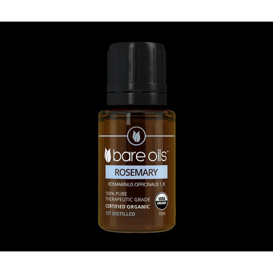Tinh dầu hữu cơ Hương thảo Rosemary - BARE OILS ROSEMARY 15ML (Made in USA)