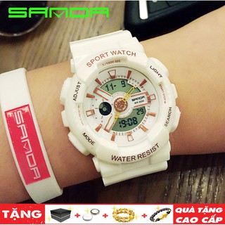 Đồng Hồ Thể Thao Nữ SPORT WATCH chạy kim và số điện tử cực chất, bền bỉ, phong cách thể thao cá tính