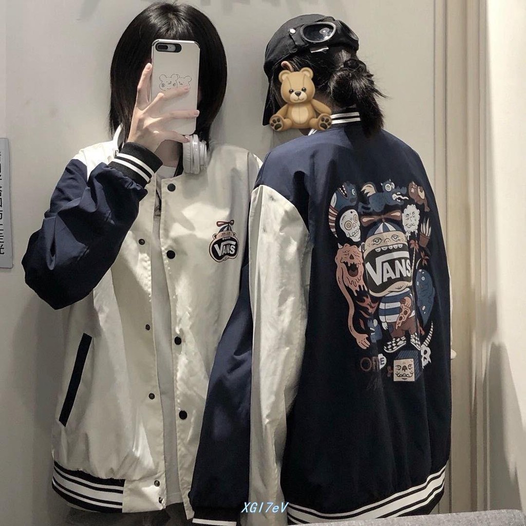 Vans Bomber Unisex nam nữ/ áo khoác bomber unisex đôi nam nữ | BigBuy360 - bigbuy360.vn