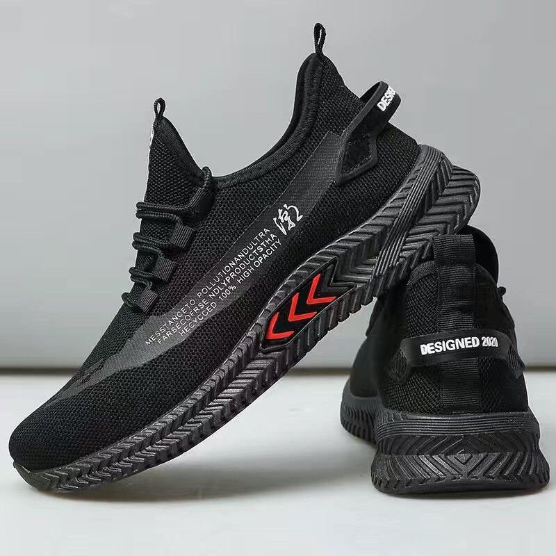 Giày Sneaker Nam Design 2021 Chất Vải Thoáng Khí Forrm Đẹp