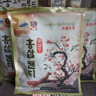 Kẹo hồng sâm không đường 200g