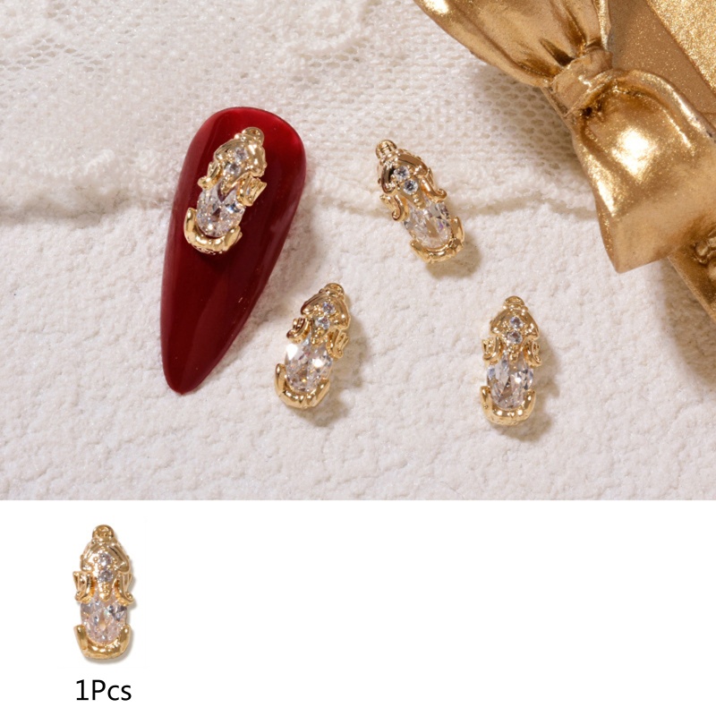 Phụ Kiện Đá Zircon Lấp Lánh Trang Trí Móng Tay Mừng Năm Mới