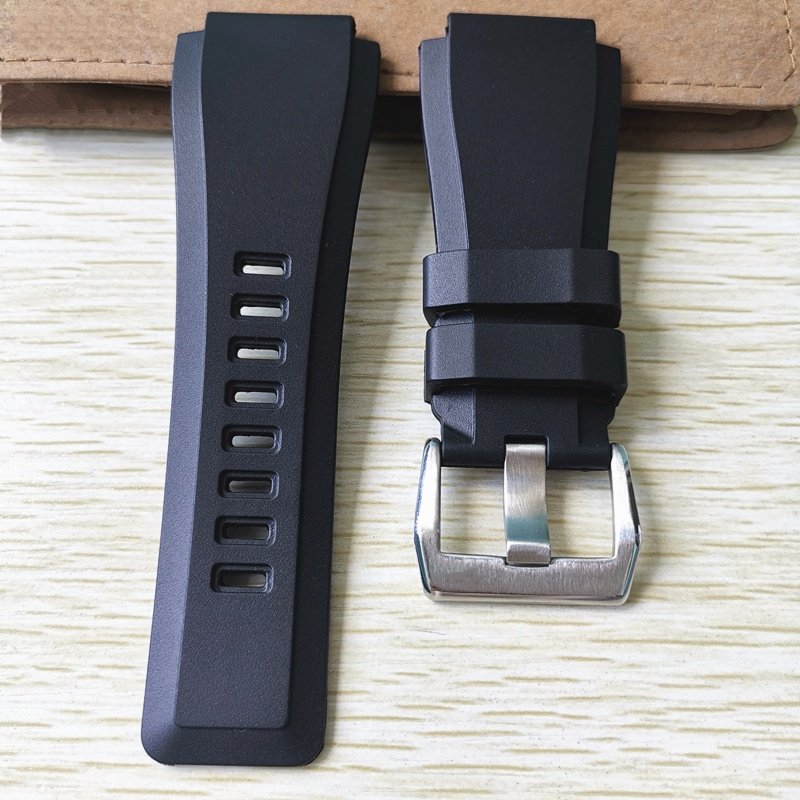 Dây Đeo Đồng Hồ Silicon 24mm Thay Thế Cho Bell Ross Bell Ross Strap BR01 03