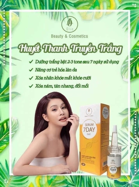 SERUM HUYẾT THANH TRUYỀN TRẮNG 7 DAY OLOC