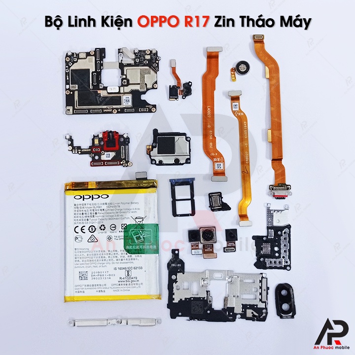 Micro kèm Chân Tai Nghe OPPO R17 - Cụm Linh Kiện Lỗ Cắm Jack Tai Nghe Tích Hợp Mic Điện Thoại OPPO Zin Bóc Máy