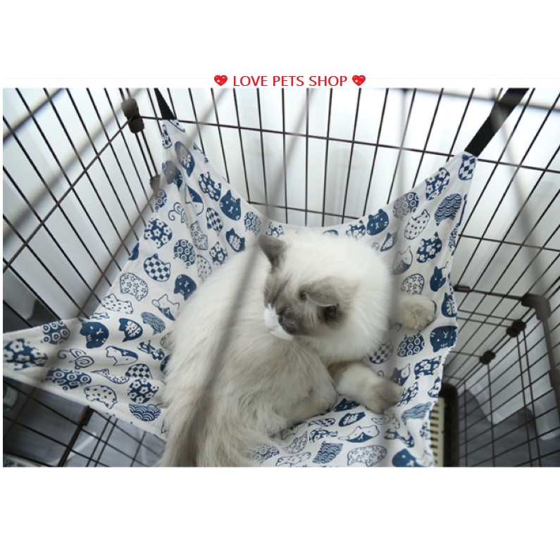 VÕNG TREO CHUỒNG, VÕNG TREO TRONG LỒNG CHO CHÓ MÈO - LOVE PETS SHOP