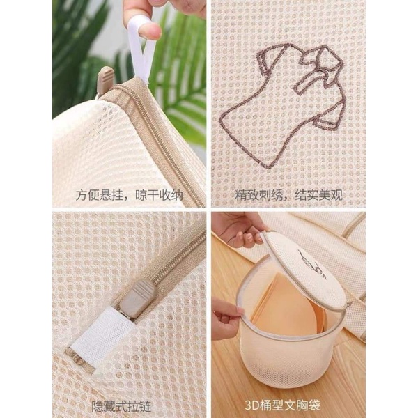 (Sẵn) SET TÚI LƯỚI GIẶT ĐỒ 6 MÓN 3 LỚP CAO CẤP MẪU MỚI NHẤT