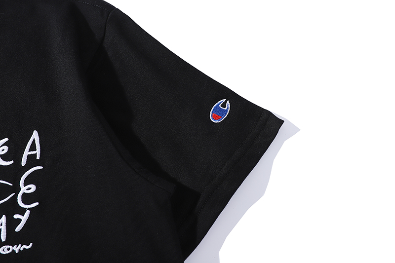 Áo Thun Cotton Ngắn Tay Thêu Chữ Cá Tính Cho Nam Nữ