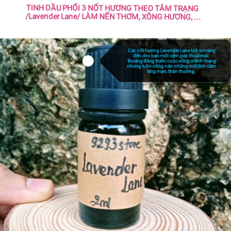 TINH DẦU PHỐI 3 NỐT HƯƠNG THEO TÂM TRẠNG /Lavender Lane/ LÀM NẾN THƠM, XÔNG HƯƠNG, ... - 9293store - 9293nguyenlieu