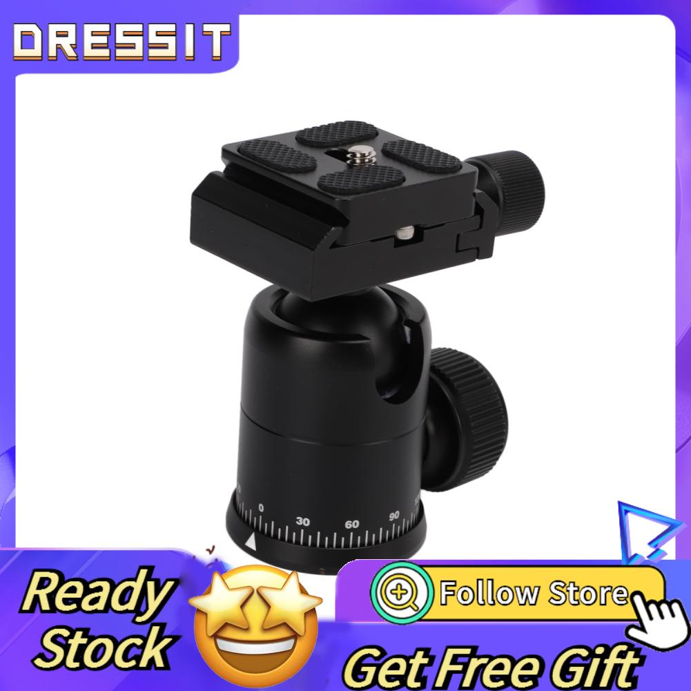 Đầu bi mini xoay 360 độ với ốc vít 1/4 inch cho máy ảnh SLR | BigBuy360 - bigbuy360.vn