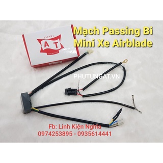 Mạch Passing đèn Bi mini cho xe Airblade sử dụng trên công tắc passing sh lắp đặt như zin