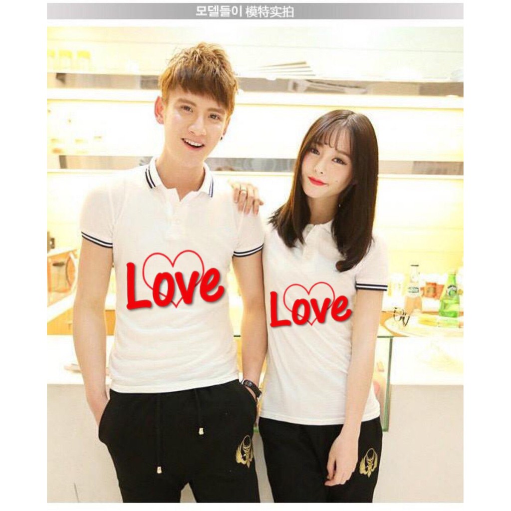 Áo Cặp LoVe thiếu kế đơn giản AT005 (giá 2 áo) HÀNG ĐẸP