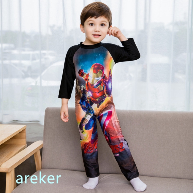 Đồ Bơi Liền Thân Dài Tay Cho Bé Trai