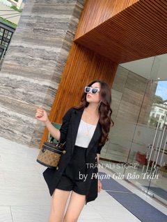 Set áo vest + quần short