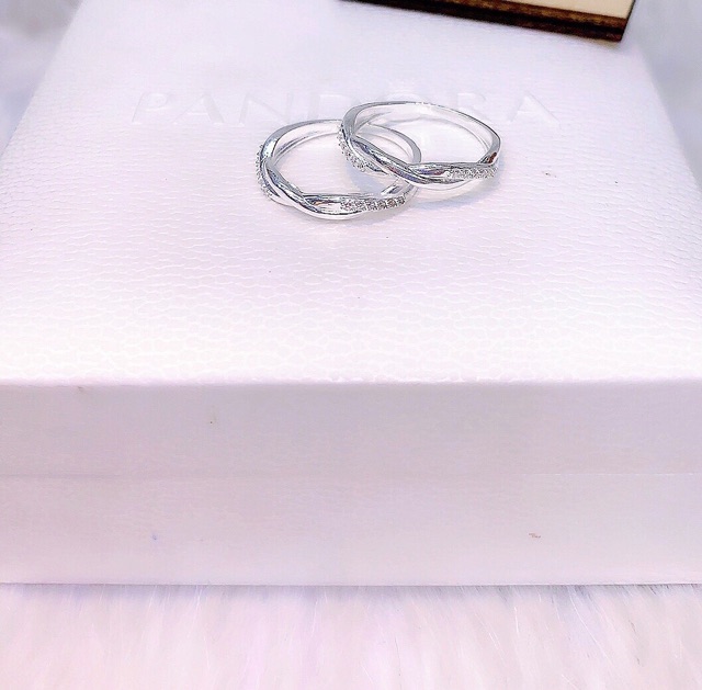 Nhẫn xoắn kép bạc NGỌC MẬU