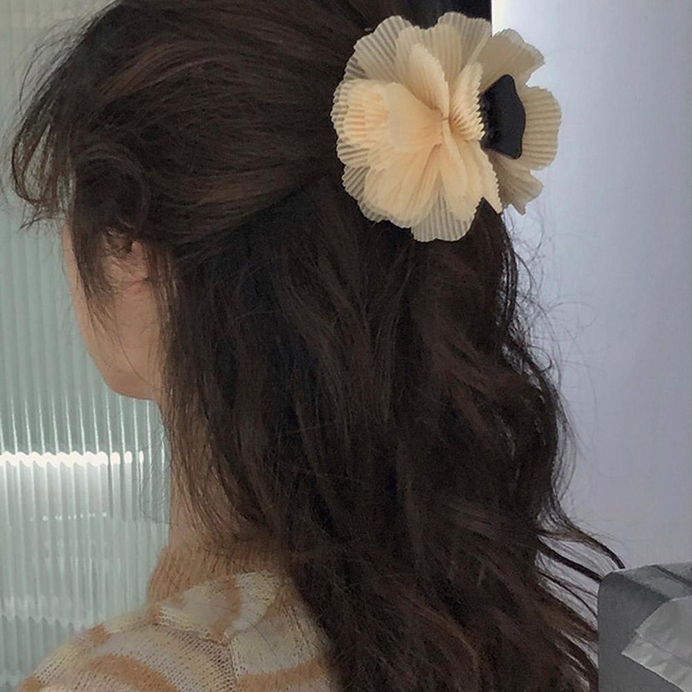 Kẹp Tóc Đính Hoa Trà Thanh Lịch Cho Nữ