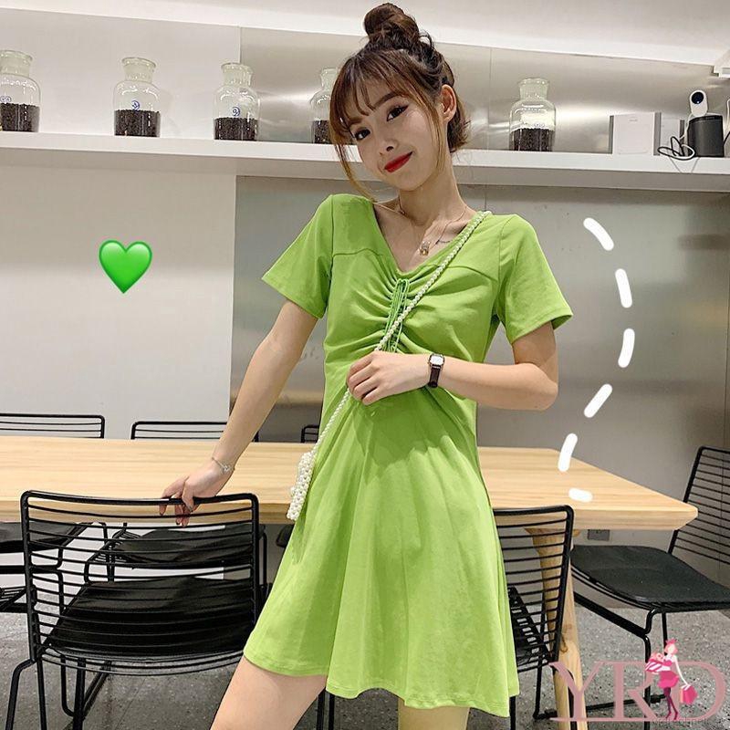 Đầm ren hoa tay ngắn phong cách mùa hè cho phái nữ | BigBuy360 - bigbuy360.vn