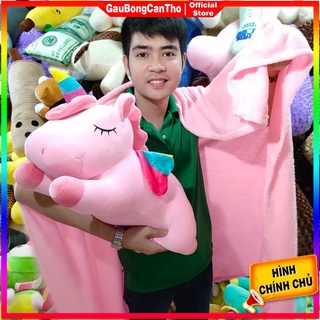 Gấu ngựa pony kèm chăn 2in1