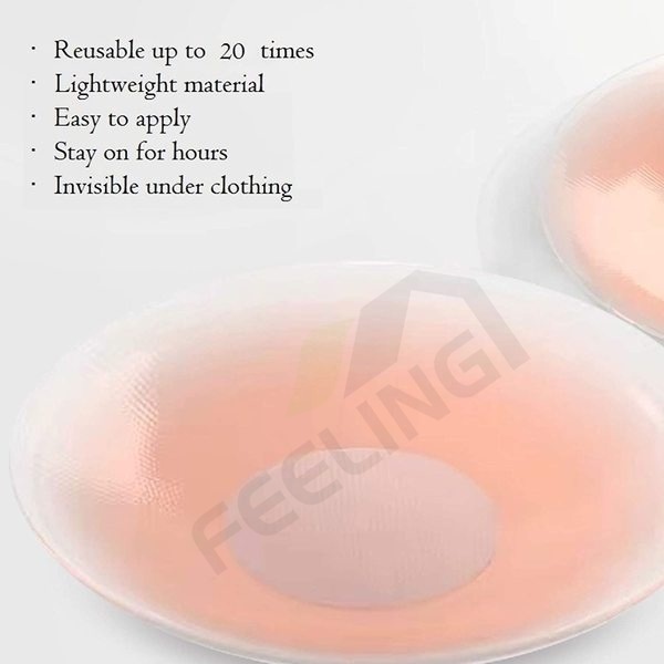 FEELING Áo dán ngực cài trước mút dày, Miếng dán ngực su đệm bàn tay siêu dính,Miếng dán ngực silicon nâng ngực,áo ngực dán cài trước tạo khe quyến rủ