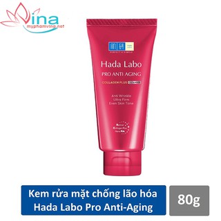 Sữa rửa mặt Hada Labo Dưỡng ẩm Chống lão hóa 80gr