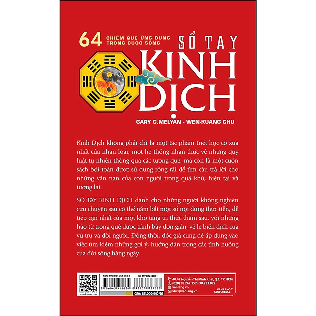 Sách - Sổ Tay Kinh Dịch (64 Chiêm Quẻ Ứng Dụng Trong Cuộc Sống )