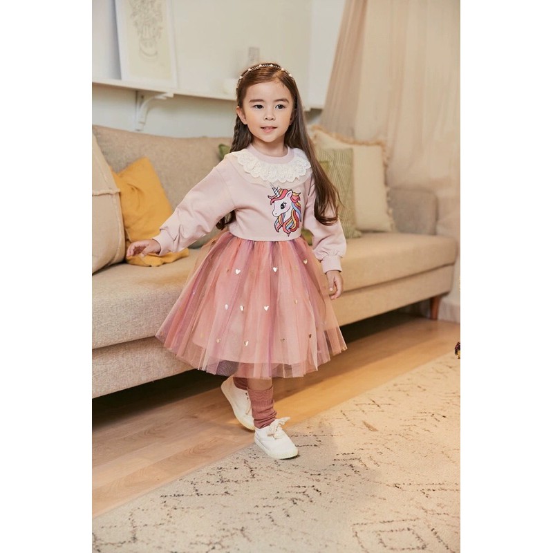 Đầm kỳ lân công chúa cho bé gái - kèm ảnh thật