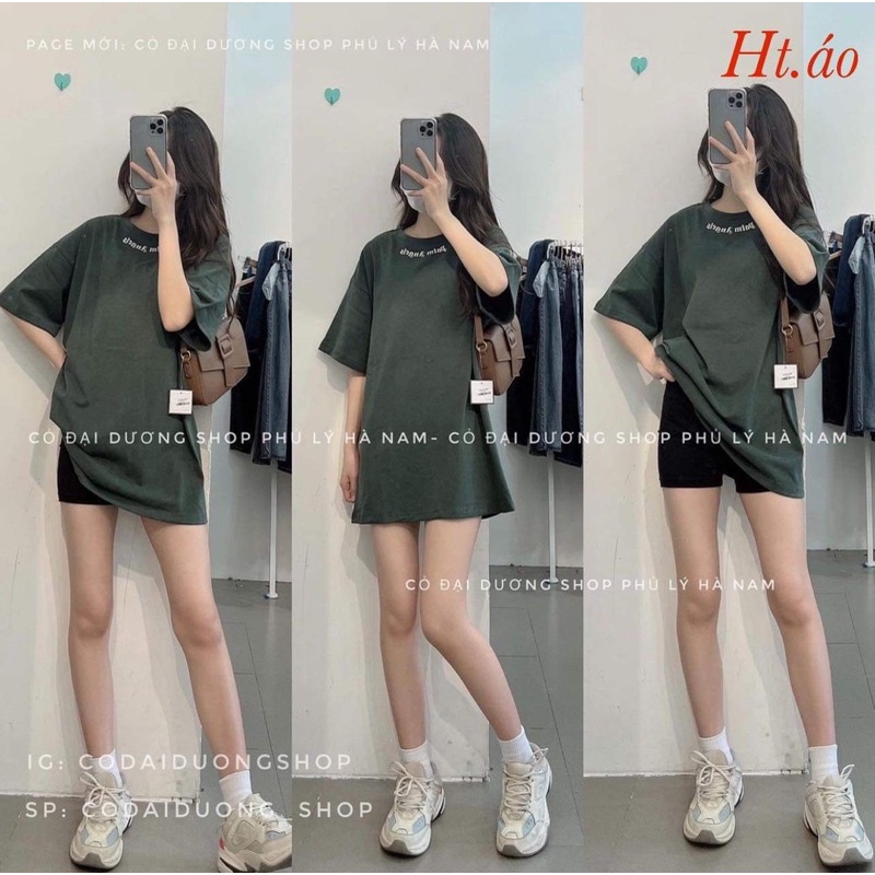 Áo phông vòng cổ Palm nhỏ H2A686