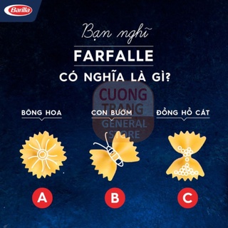 Mì nui barilla farfalle 500g