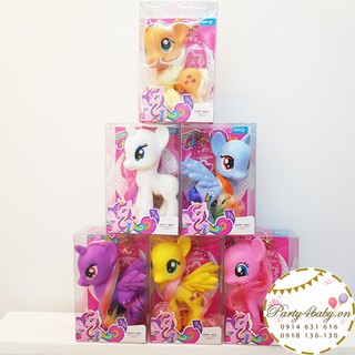 NGỰA PONY CAM CÓ ĐÈN - 17CM