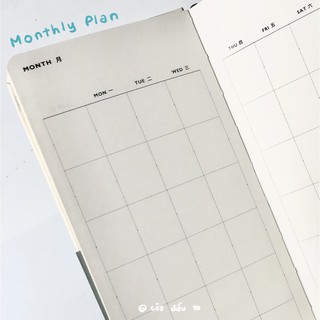 Sổ Planner Cầm Tay Tiện Lợi Note For Diary Slim