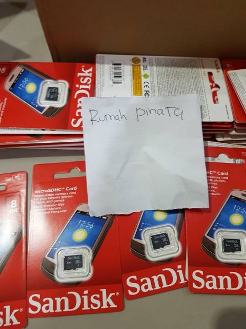 Thẻ Nhớ Micro Sandisk 8gb Class 4 Chính Hãng