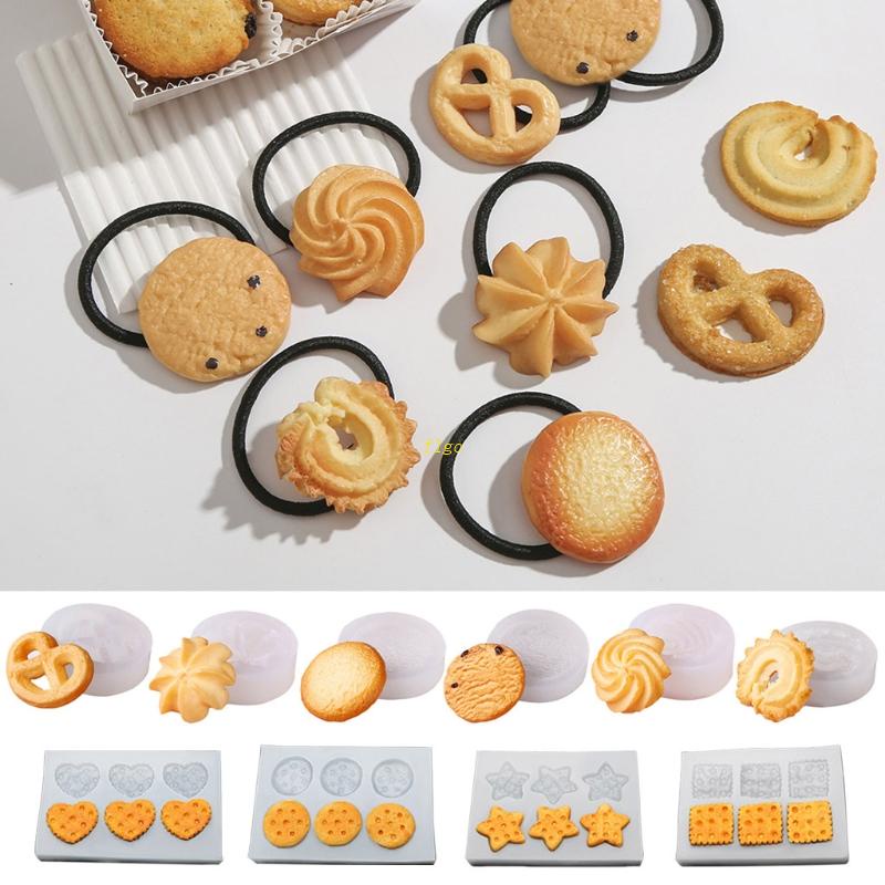 Khuôn Silicone Tạo Hình Làm Bánh Kẹo Hình Bánh Oreo DIY