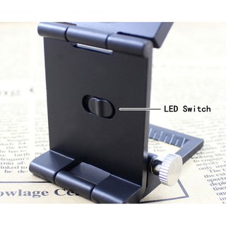 Kính lúp mini cầm tay 10X có thước đo
