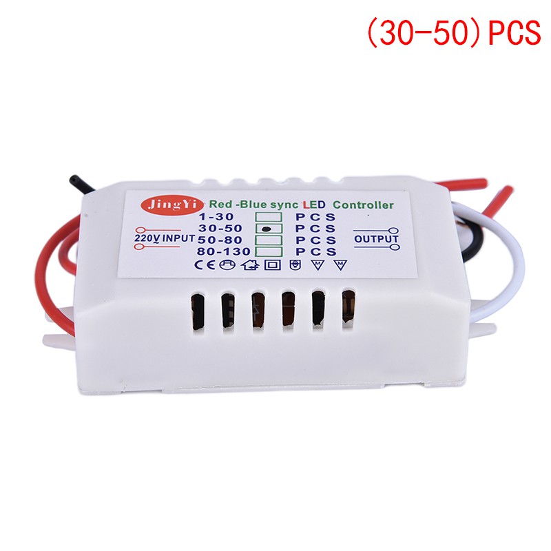 POWER (Hàng Mới Về) 1 Bộ Điều Khiển Đồng Bộ Kép Led Màu Đỏ / Xanh Dương