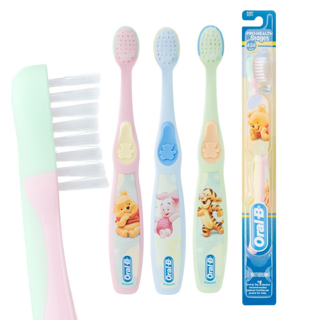 Bàn Chải Đánh Răng Cho Bé Từ 4 - 24 Tháng Tuổi Oral-B Stages 1 ( giao màu ngẫu nhiên )