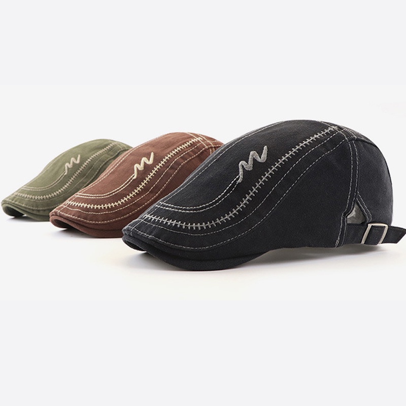 Mũ Beret Cotton Chống Nắng Cho Nam Nữ