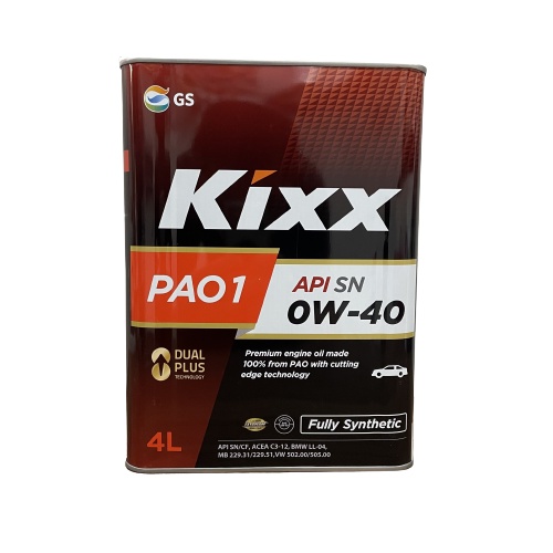 [ Best Seller ] Dầu Nhớt Cao Cấp KIXX PAO1 0W-30 / 0W-40 | 4 Lít | HIBUCENTER