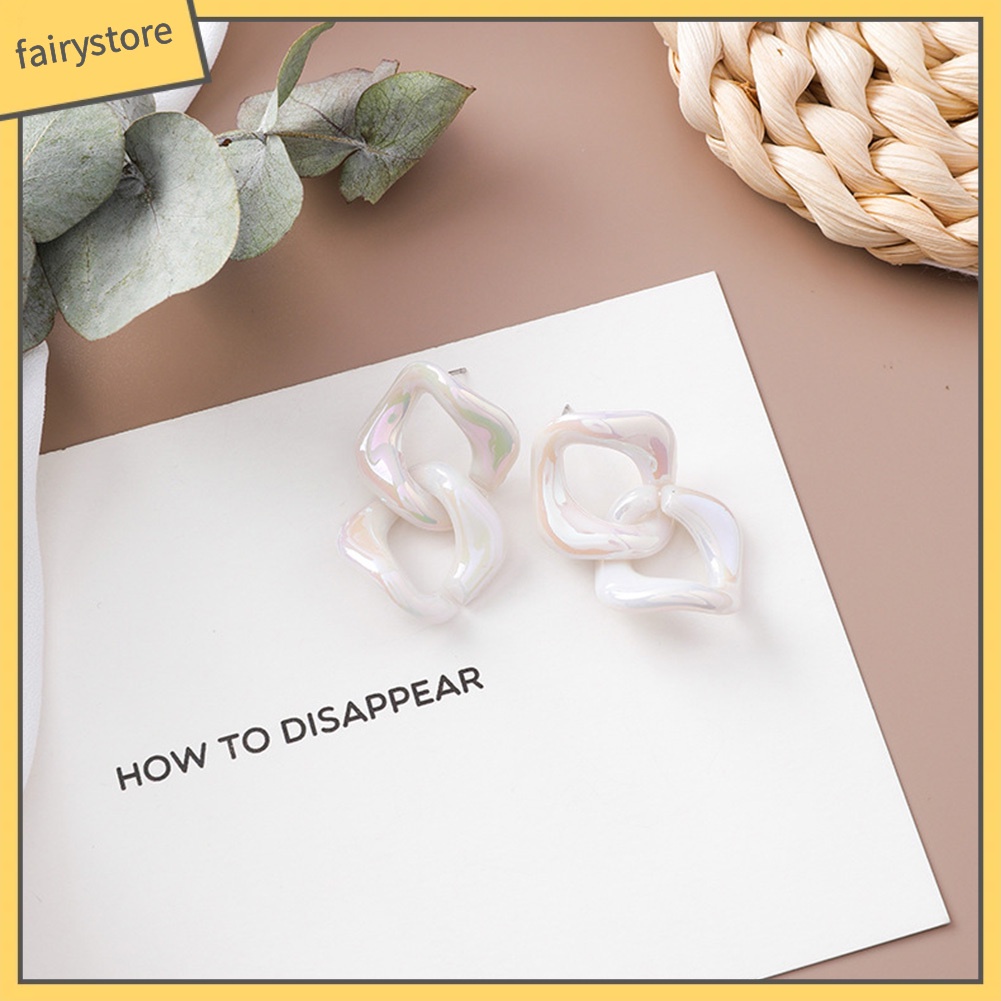 Hoa tai dáng dài phối hạt ngọc trai nhân tạo phong cách cổ điển cho nữ