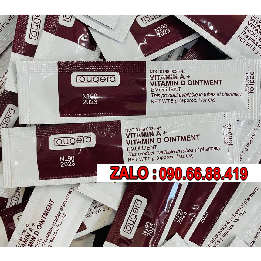 Dưỡng Môi Mày sau xăm vitamin AD Fougera