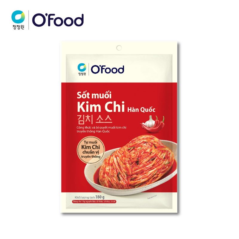 Sốt muối kim chi Hàn Quốc O Food 180g