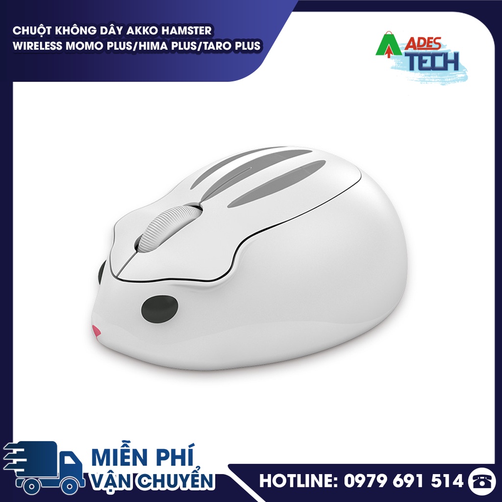 Chuột Không Dây AKKO Hamster Wireless MOMO Plus/Hima Plus/Taro Plus | Chuột Cute Dễ Thương | Bảo Hành 12 Tháng