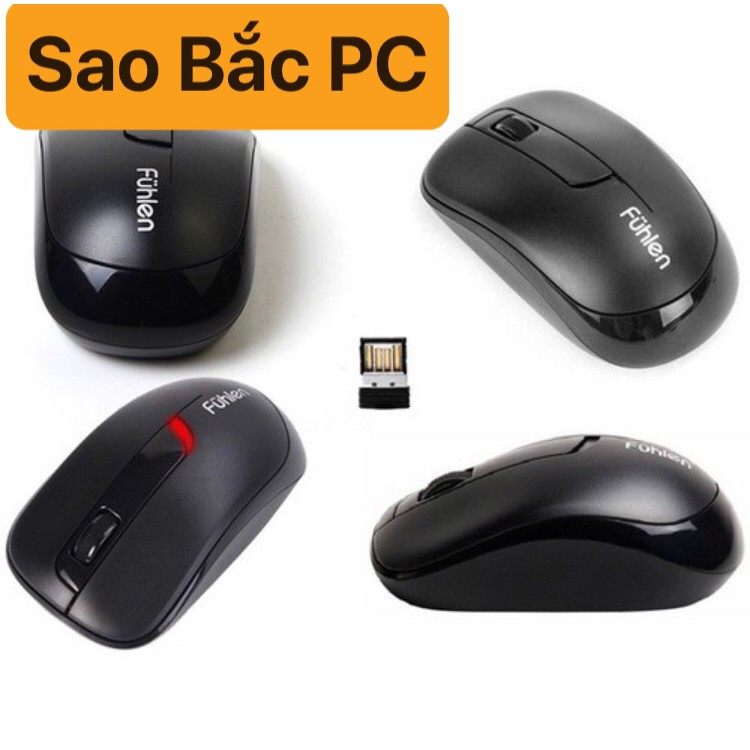 Chuột quang không dây Fuhlen A09B  - Hàng Chính Hãng