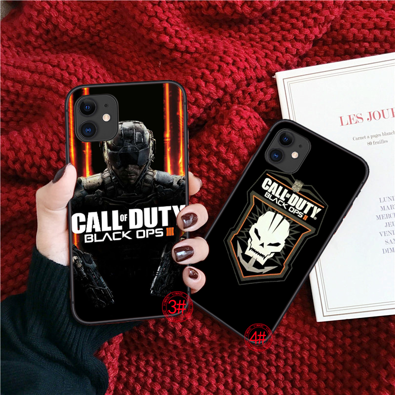 Ốp điện thoại dẻo họa tiết game Call of Duty Chiến tranh thế giới thứ 2 cho iPhone 12 Mini 11 Pro XR XS Max 88D